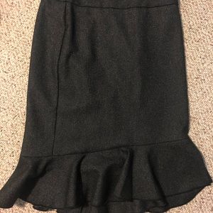 Three quarter length skirt
